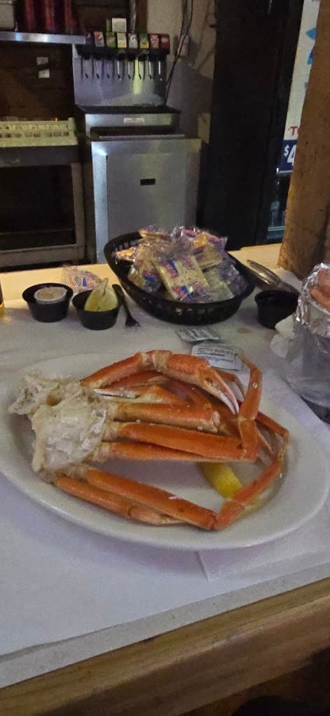 Crab legs at Victorio's