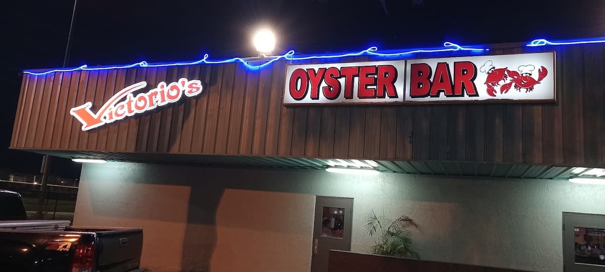 Victorio's Titusville at night