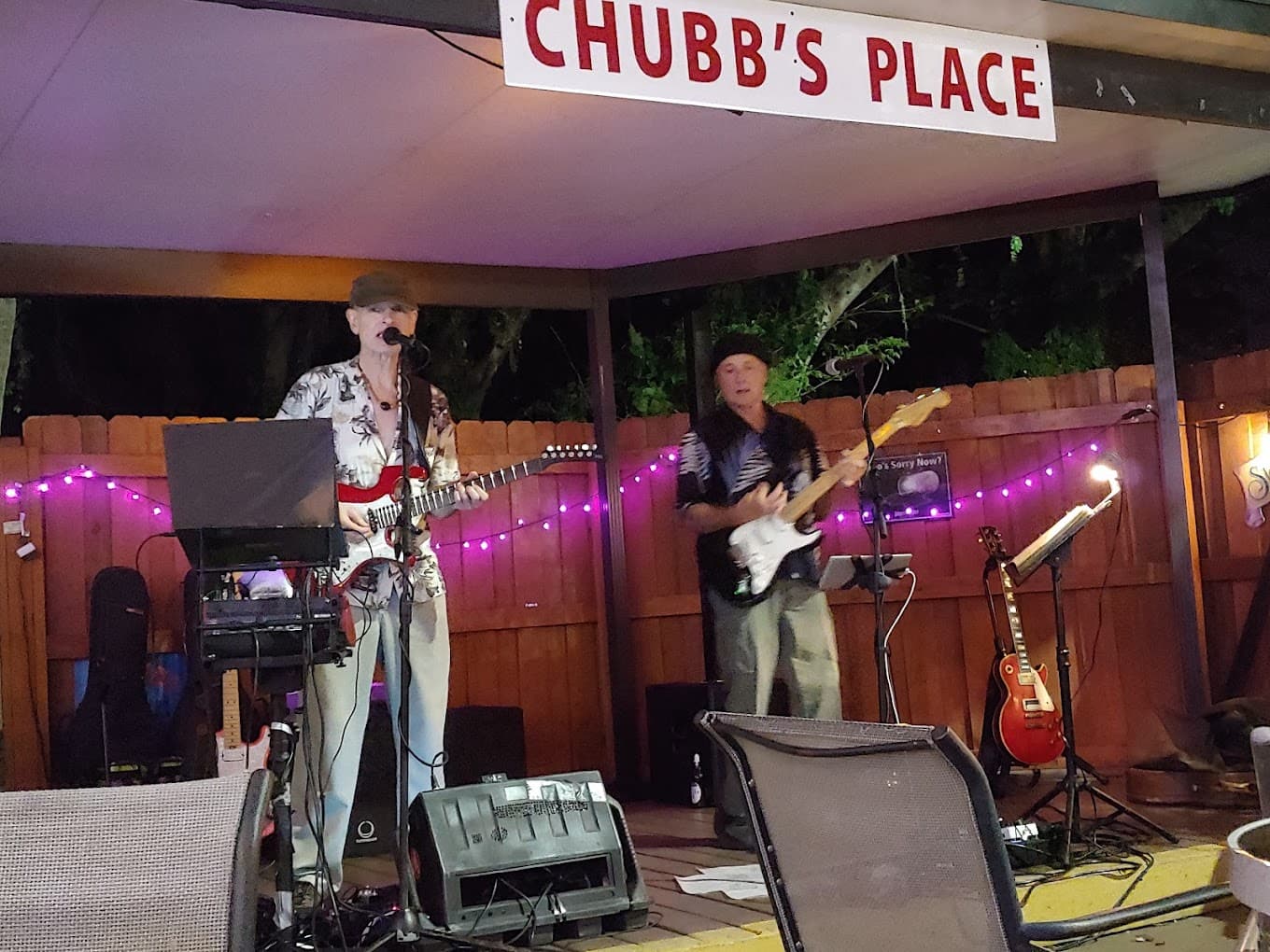 Live music on the patio